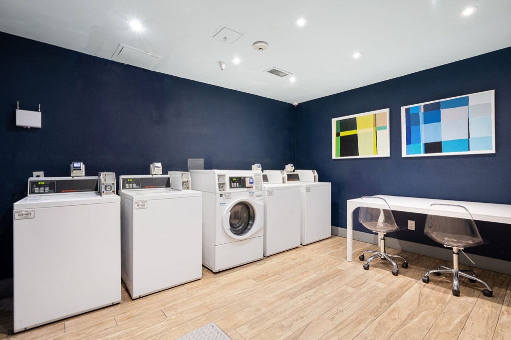 laundry room at Nextloft Apartments, South Carolina