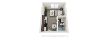 Studio Floor Plan at Nextloft, Bluffton, SC