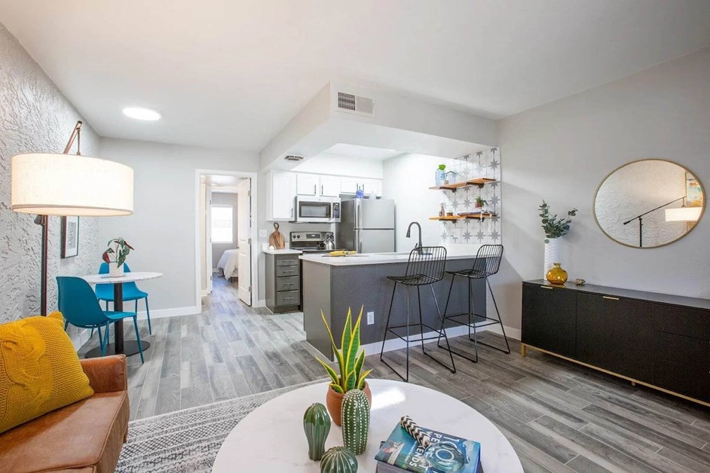 Living Room With Kitchen at Ascent 1829, Phoenix, 85020
