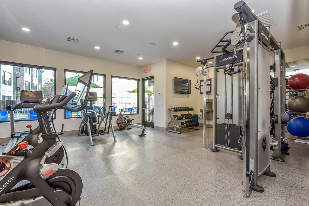 Free weight equipment  at Ascent North Scottsdale, Phoenix, 85054