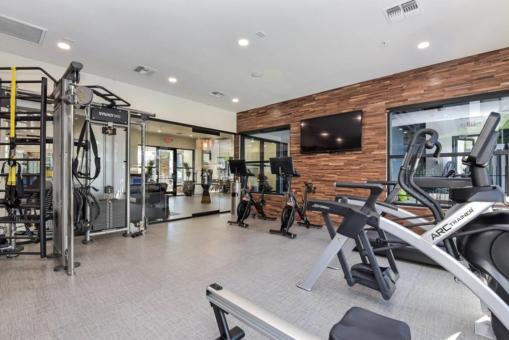 Ascent North Scottsdale apartment complex on-site fitness center in Phoenix, AZ Ascent North Scottsdale apartment complex on-site fitness center in Phoenix, AZ at Ascent North Scottsdale, Phoenix, 85054