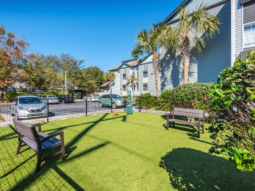 Pet-friendly bark park  at Nextloft, Bluffton, 29910