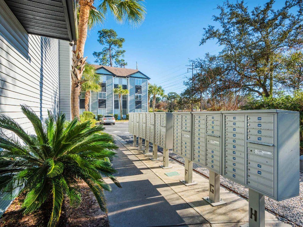 rentals mailboxes at Nextloft, Bluffton, SC