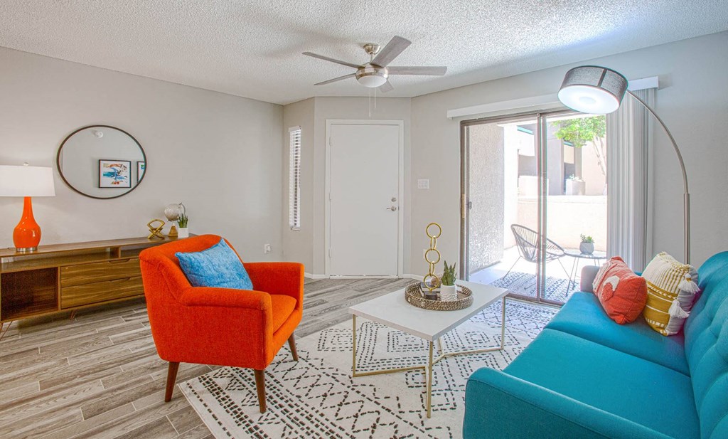 living room at Paseo 51, Glendale, 85302