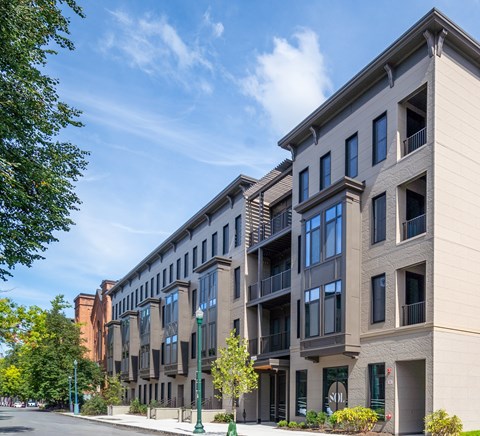 In the heart of Historic Downtown Troy, Sol Apartments puts restaurants, cafés, local shopping, and entertainment just steps from home.