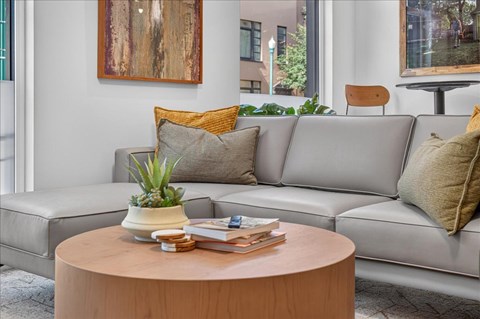 Whether it's game time or hang time our resident lounge and gathering space is an extension of your apartment home.