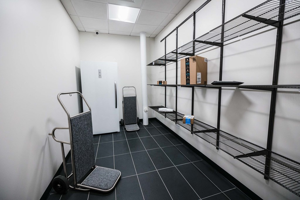 Package Room at Industrie Apartments, Albany, New York