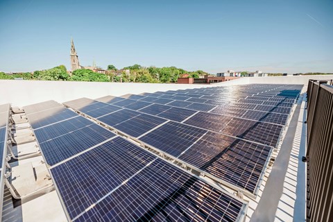 Industry is fully electrified at Industrie Apartments, Albany