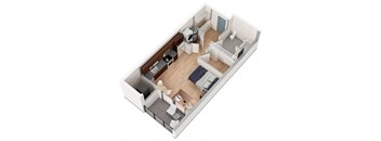 Unit-A2 at Industrie Apartments, Albany, 12207