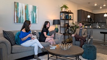 Entertaining in Model Living Room at Vicina Entertaining in Model Living Room at Vicina - Photo Gallery 4