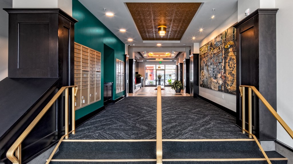 View from Vicina parking lot entrance.