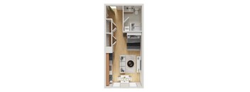 A small white bathroom with a toilet, sink, and a shower stall.