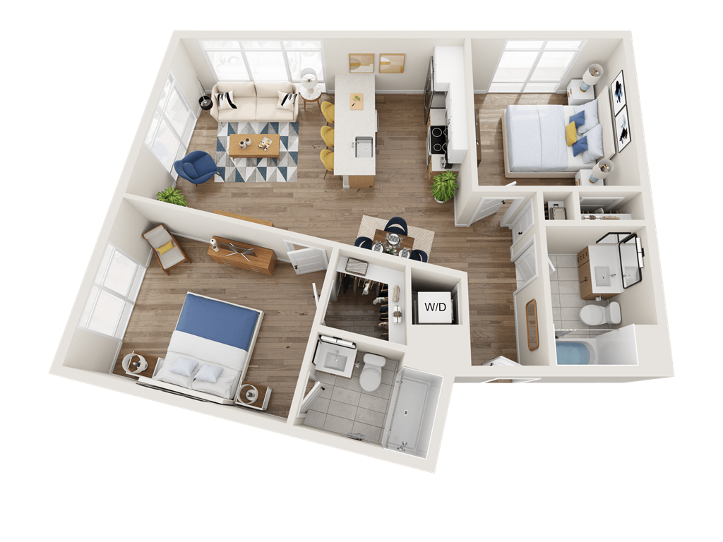 a1103  3d floor plan  271 square feet