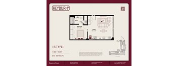 a floor plan of a bedroom apartment