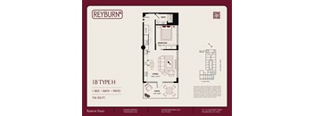 a floor plan of a bedroom apartment