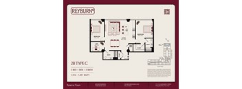 the floor plan of the condo
