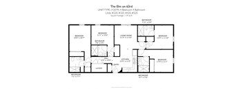 the floor plan of the suite