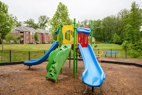 Playground - Close-Up at Timberland Park Apartments, Charlottesville, VA