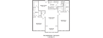 A13 Floor Plan at Marsh View Place, South Carolina