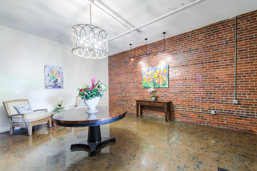 Foyer by the office.