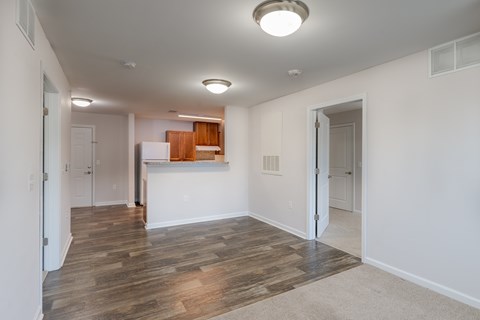 Open Space Kitchen and Dining Area at Hawks Landing, Ruckersville