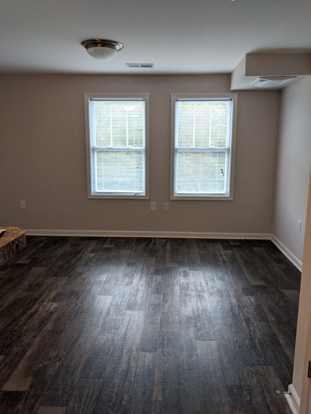 Vinyl Flooring in 1 Bedroom Living Room