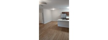 Kitchen with a refrigerator at The Assembly II in Greenville