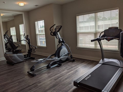 Gym with Cardio Machines at Pleasantburg Senior, South Carolina, 29607