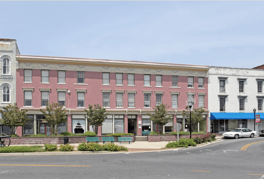 A street view at McAliley Apartments, Chester, SC 29706