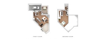 1 Bed 2 Bath Loft at Copper Point Apartments