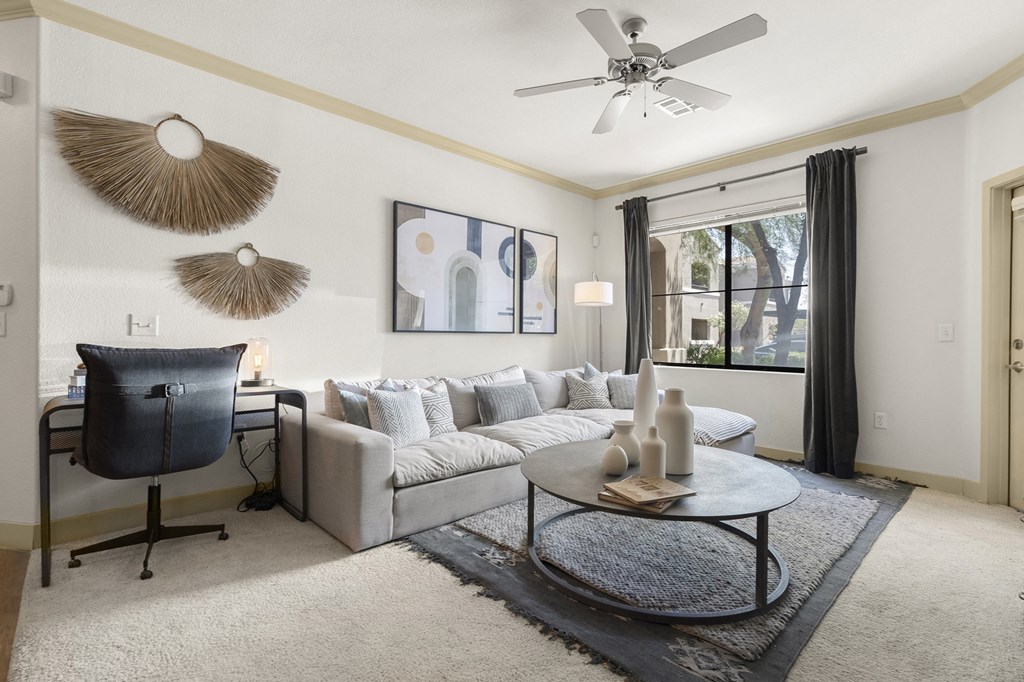 Living room at Trails at San Tan in Gilbert AZ