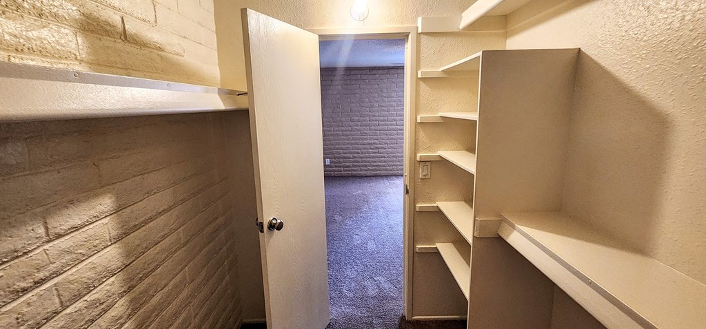 1x1 Brown Upgrade Main Closet at Mission Palms Apartment Homes in Tucson AZ