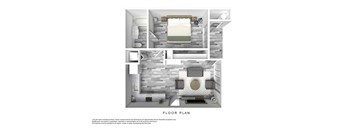 1x1 Floorplan at University West in Flagstaff