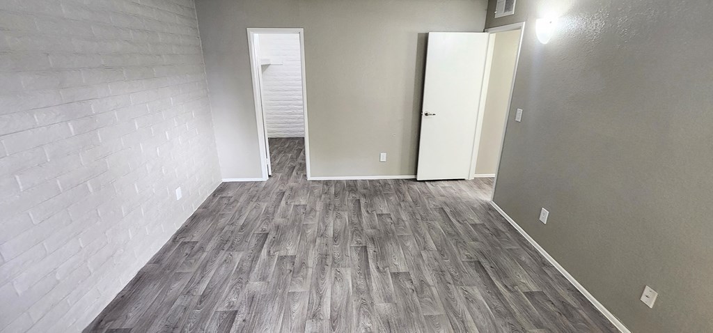 1x1 SW Full Upgrade Main Bedroom with Closet at Mission Palms Apartment Homes in Tucson AZ