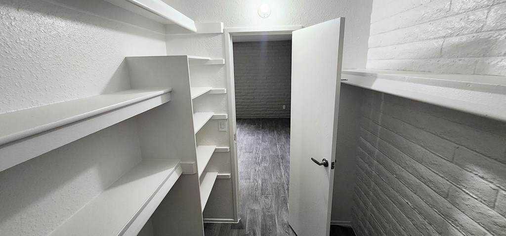 1x1 SW Full Upgrade Main Closet at Mission Palms Apartment Homes in Tucson AZ