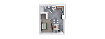 One Bedroom One Bathroom Large Floorplans at Williams Gateway Apartments
