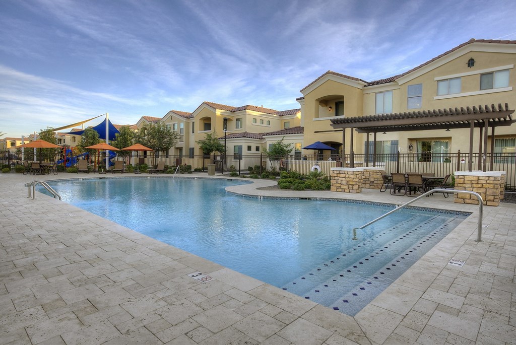 2 Pools at Bella Victoria Apartments in Mesa Arizona January 2021