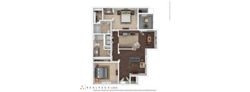 2 bed 2 bath The Sterling 1122 sqft