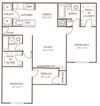 Two Bedroom Two Bath - Split