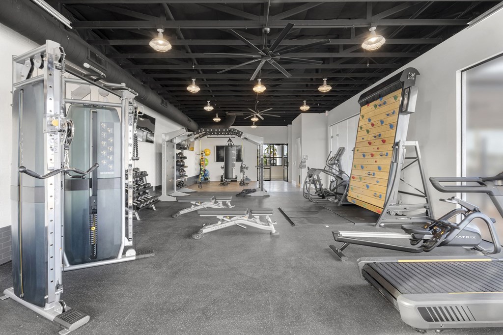 24 Hour Fitness Center at Bella Encanta Apartments in Mesa Arizona