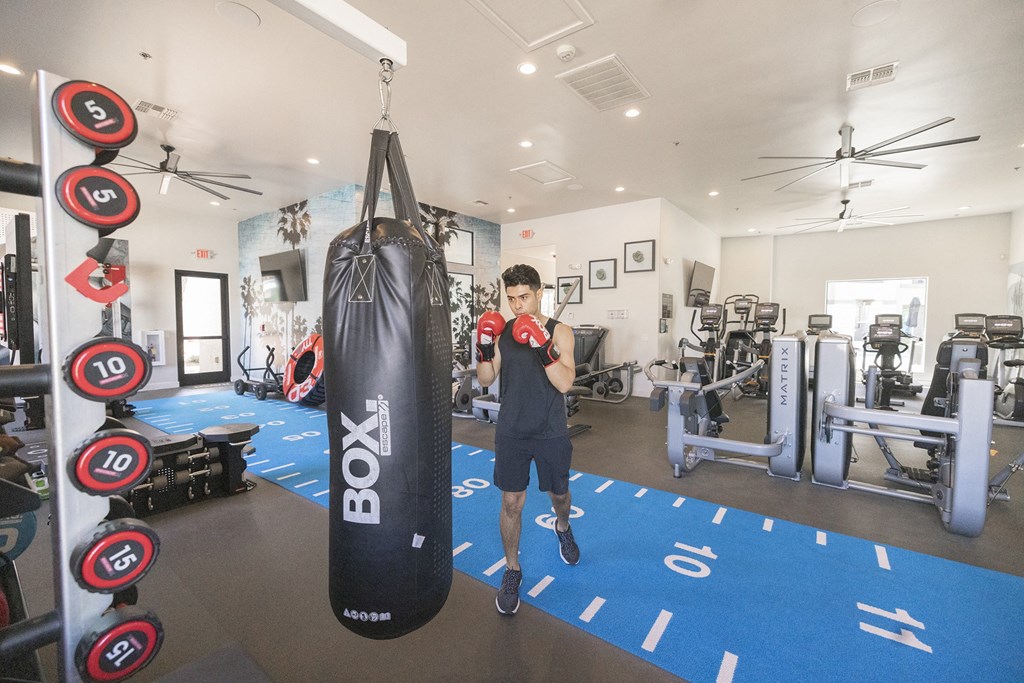 24hr Fitness Center at Haven Townhomes at P83 in Peoria Arizona