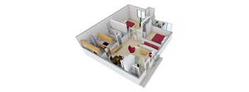 Two Bedroom One Bathroom