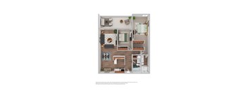 2x2 1800 sqft Los Altos Towers Apartment in Albuquerque New Mexico