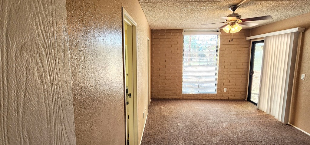 2x2 Downstairs Brown Upgrade Main Bedroom at Mission Palms Apartment Homes in Tucson AZ