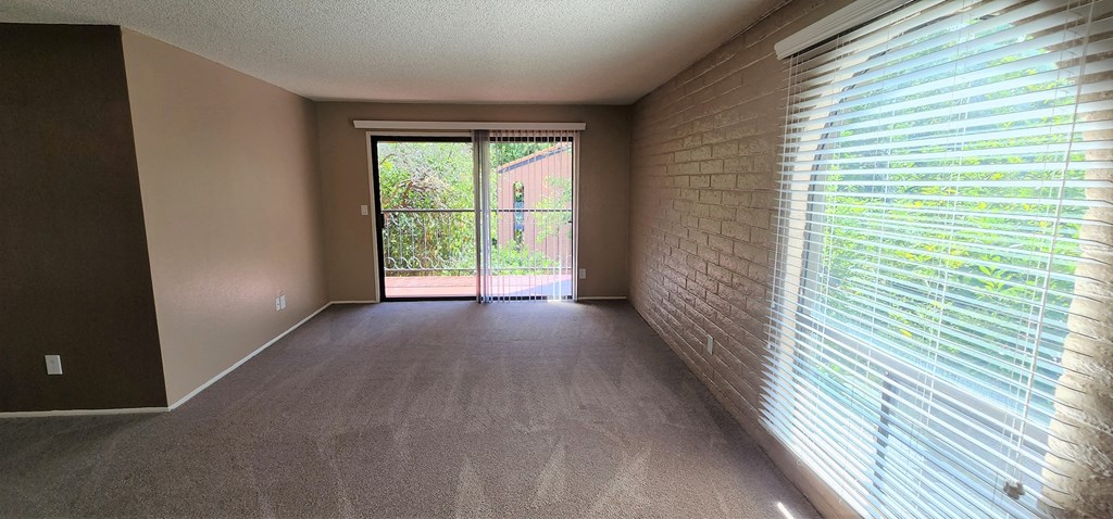 2x2 Upstairs Brown Upgrade Dining Room at Mission Palms Apartment Homes in Tucson AZ
