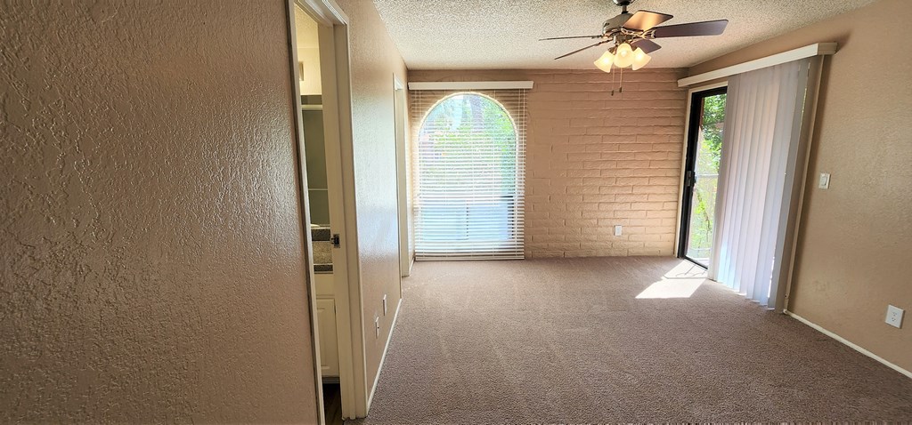 2x2 Upstairs Brown Upgrade Main Bedroom at Mission Palms Apartment Homes in Tucson AZ