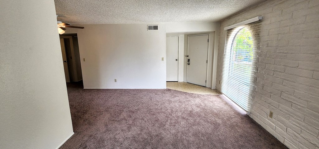 2x2 Upstairs Classic Living Room at Mission Palms Apartment Homes in Tucson AZ