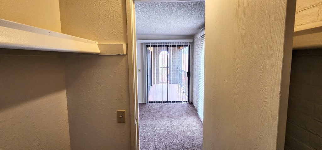 2x2 Upstairs Classic Main Closet at Mission Palms Apartment Homes in Tucson AZ