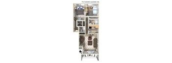 A series of images showing different room layouts for illustration purposes.