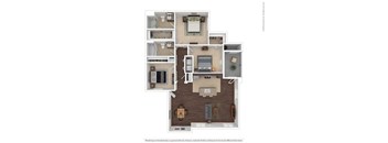 3 bed 2 bath The Acacia 1305 sqft